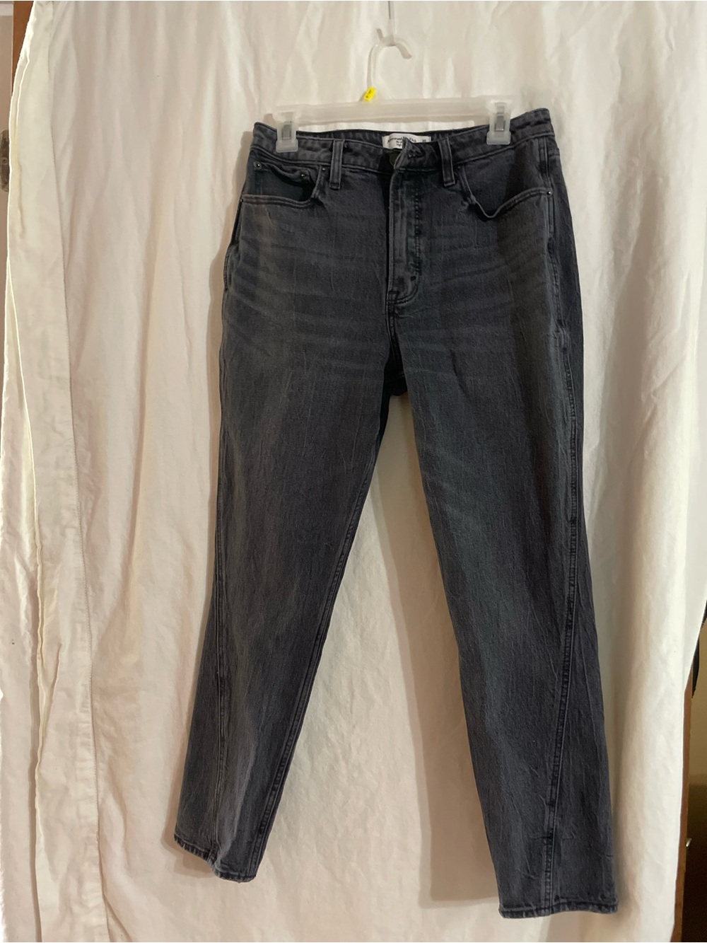Abercrombie & Fitch Women's High-Rise  Skinny Jeans - Dark Gray Wash